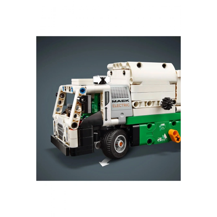 ® Technic Mack® LR Electric Çöp Kamyonu 42167 - 8+ Çocuklar için Oyuncak Model Yapım Seti (503P)