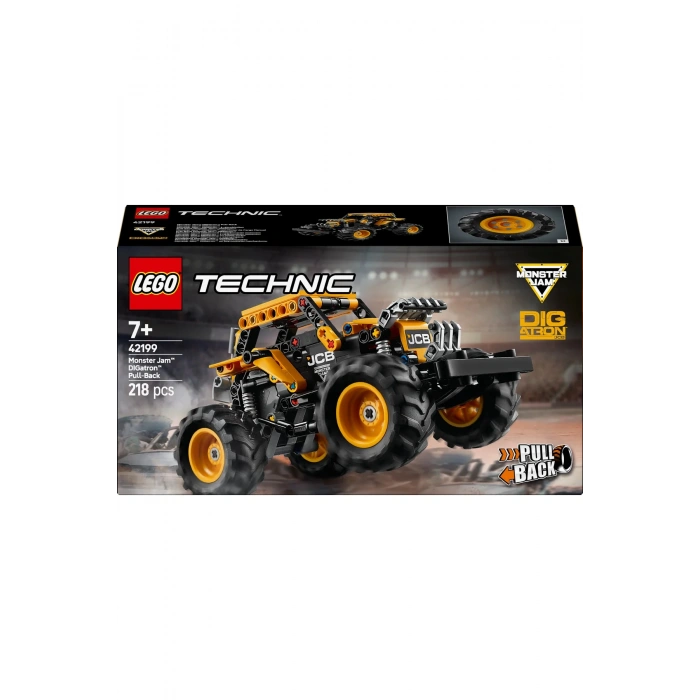 ® Technic Monster Jam™ DIGatron™ Çek-Bırak 42199- 7+ Çocuklara Yaratıcı Oyuncak Yapım Seti (218P)