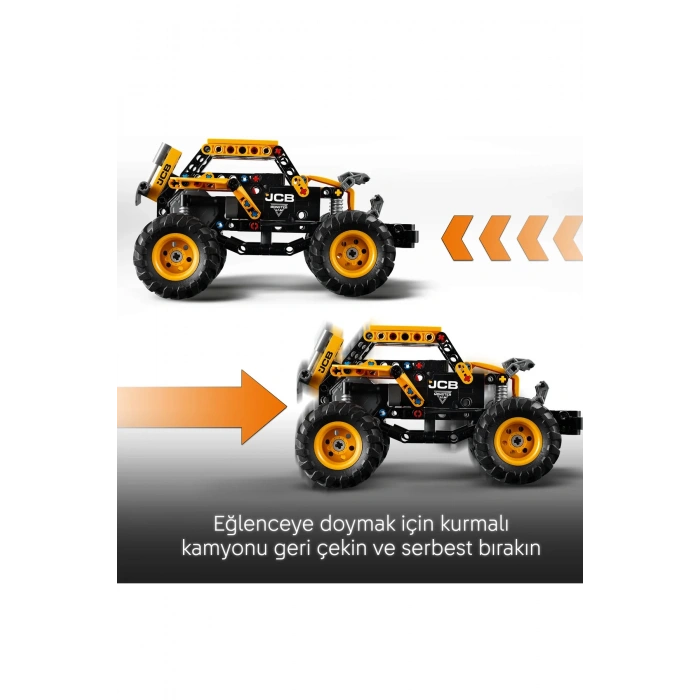 ® Technic Monster Jam™ DIGatron™ Çek-Bırak 42199- 7+ Çocuklara Yaratıcı Oyuncak Yapım Seti (218P)