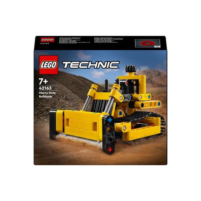 ® Technic Ağır İş Buldozeri 42163 - 7+ Çocuklar için Yaratıcı Oyuncak Model Yapım Seti (195P)