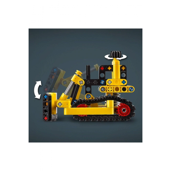 ® Technic Ağır İş Buldozeri 42163 - 7+ Çocuklar için Yaratıcı Oyuncak Model Yapım Seti (195P)