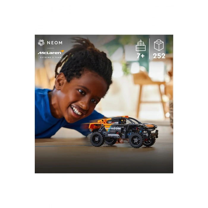 ® Technic NEOM McLaren Extreme E Race Car 42166 - 7+ Çocuklar için Oyuncak Model Yapım Seti (252P)