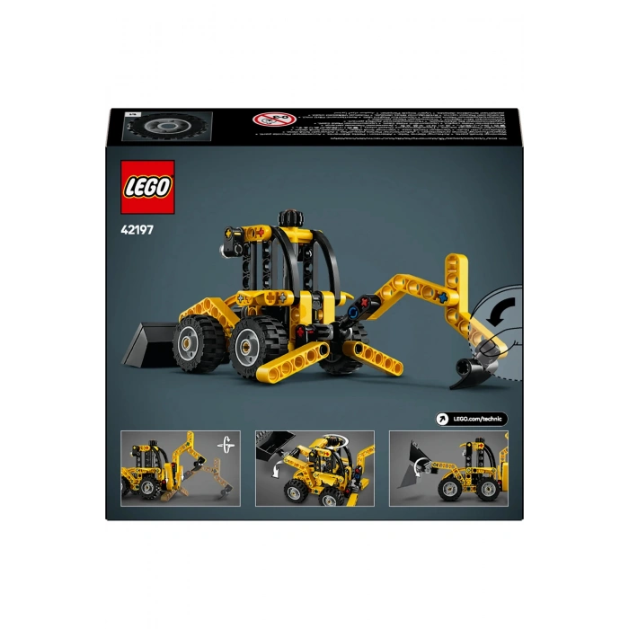 ® Technic Kazıcı Yükleyici 42197 - 7+ Çocuklar için Oyuncak İnşaat Aracı Yapım Seti (104P)
