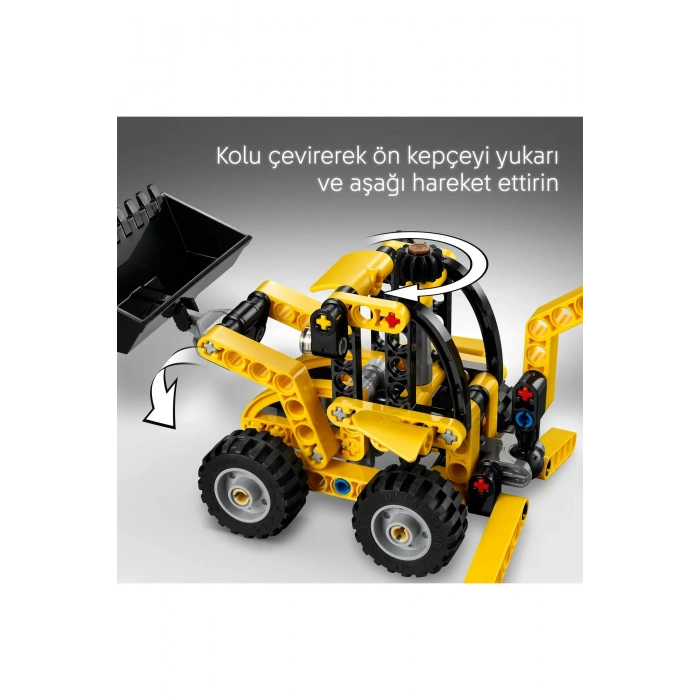 ® Technic Kazıcı Yükleyici 42197 - 7+ Çocuklar için Oyuncak İnşaat Aracı Yapım Seti (104P)