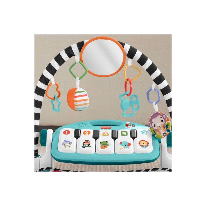 Fisher-Price Neşeli Hayvanlar Piyanolu Jimnastik Merkezi HWY49