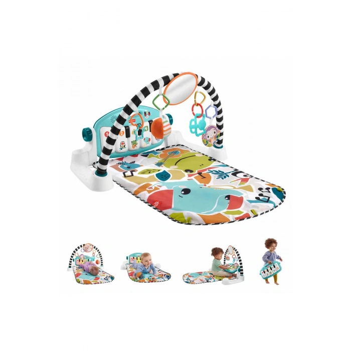 Fisher-Price Neşeli Hayvanlar Piyanolu Jimnastik Merkezi HWY49