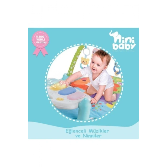 Nini Baby Piyanolu Büyük Oyun Halısı