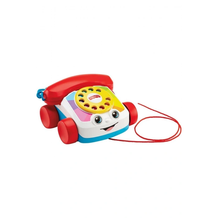 Fisher-Price Geveze Telefon, Sürüklenebilir, Klasik, Çevirmeli Oyun Telefonu FGW66