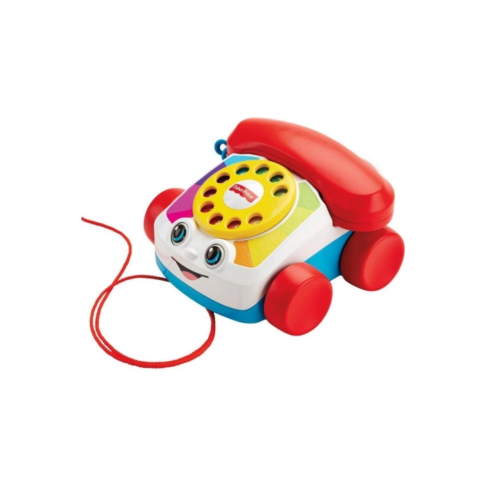 Fisher-Price Geveze Telefon, Sürüklenebilir, Klasik, Çevirmeli Oyun Telefonu FGW66