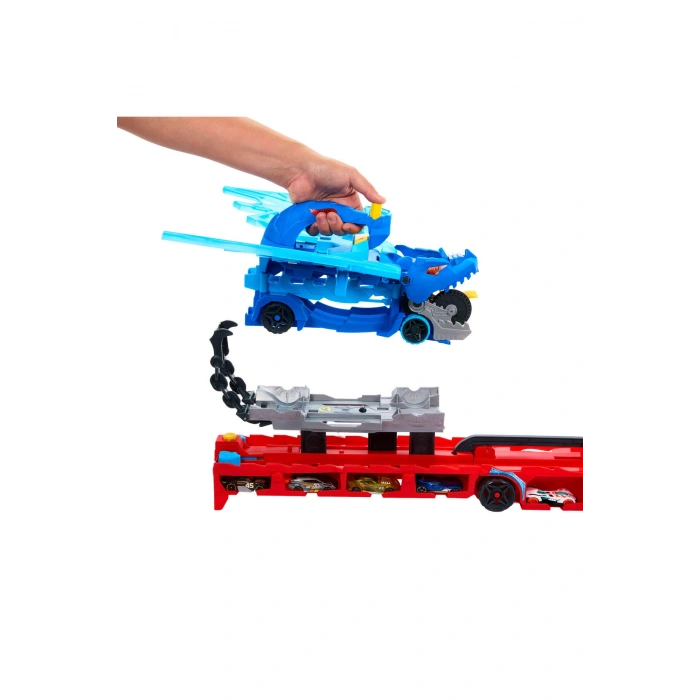 ® Dev Taşıyıcı Tır ve 2 adet 1:64 ölçekli oyuncak araba JBM72