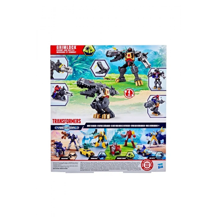 Cyberworld Grimlock Chomp And Battle Action Figure G0748