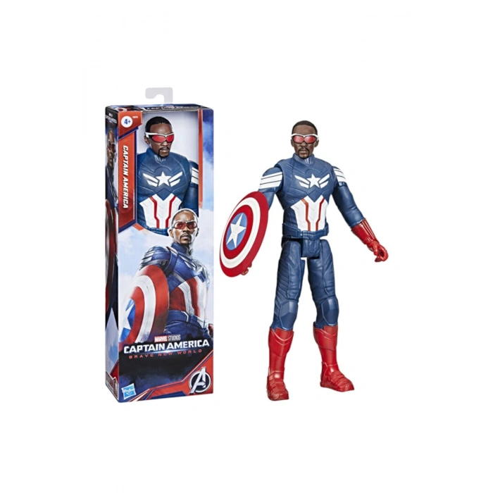 Marvel Studios Titan Hero Serisi Captain America Aksiyon Figürü 30 Cm