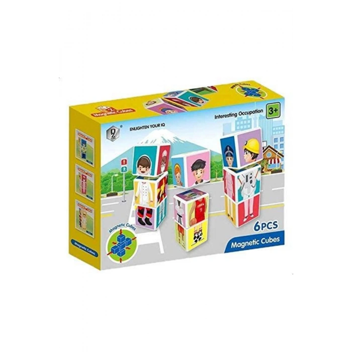MANYETİK 6 PRÇ ZEKA KÜPÜ