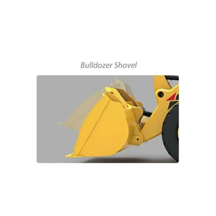 Uzaktan Kumandalı Buldozer Şarj Edilebilir 6 Kanallı Tam Fonksiyonlu Kepçe 30 Cm
