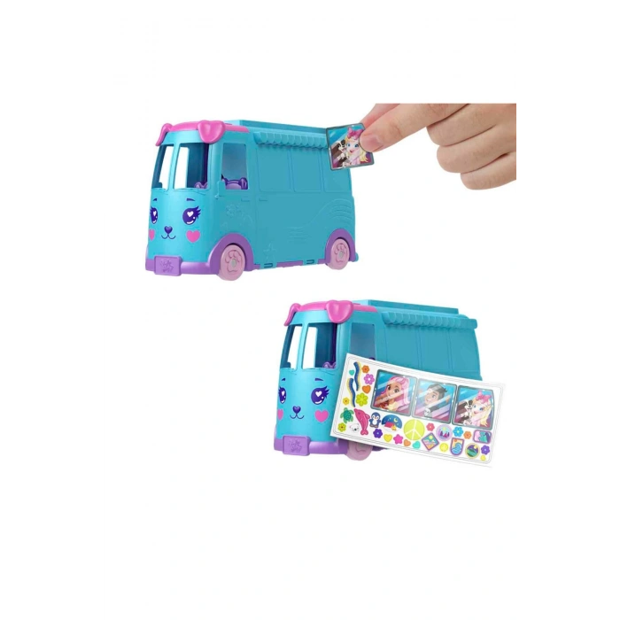 ™ KARAVAN MACERASI™ oyun seti, mikro bebekler ve oyuncak araba JCC22