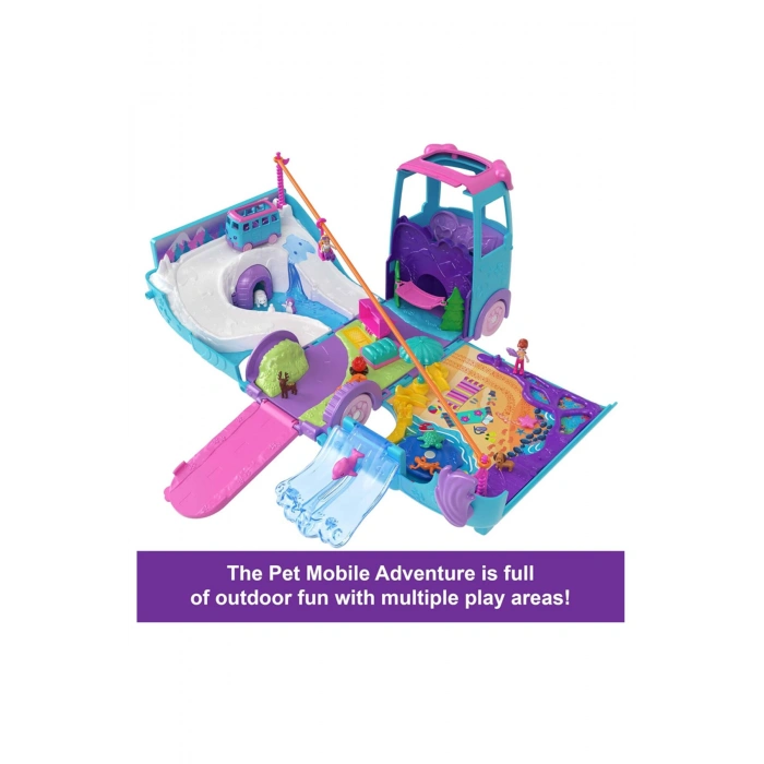 ™ KARAVAN MACERASI™ oyun seti, mikro bebekler ve oyuncak araba JCC22