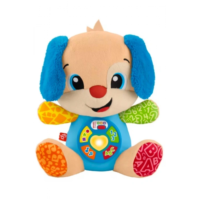Fisher-Price Eğlen ve Öğren Yaşa Göre Gelişim Köpekçik, birden fazla dilde, bebek oyuncağı JFD25