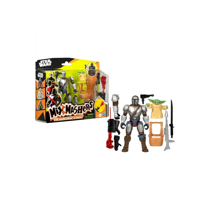 Mixmashers Deluxe Figür The Mandalorian and Grogu
