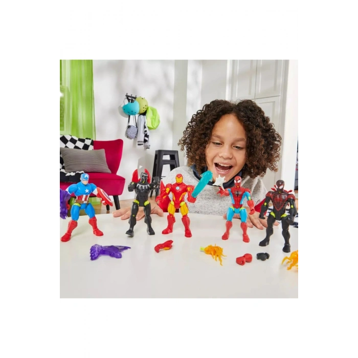 Spider-Man Mix Mashers Aksiyon Figürü – Parçalanabilir, Karıştır ve Birleştir (Orijinal Lisanslı)