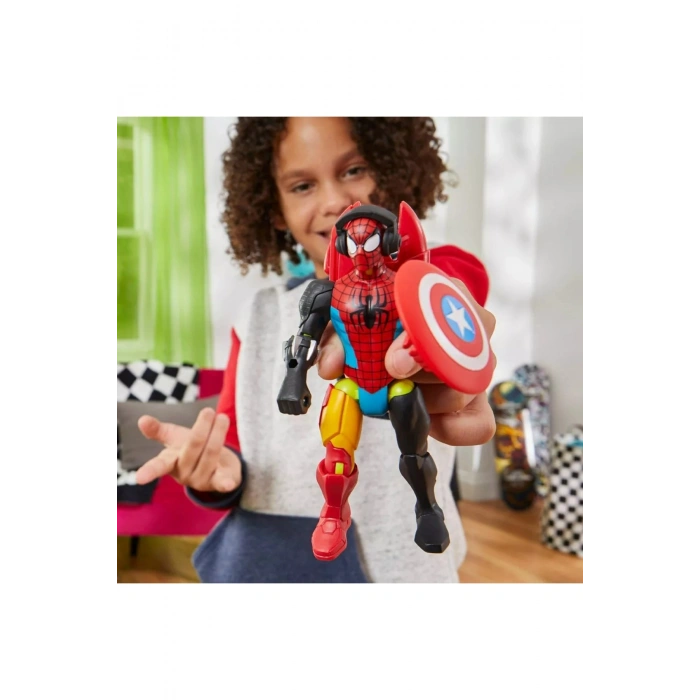 Spider-Man Mix Mashers Aksiyon Figürü – Parçalanabilir, Karıştır ve Birleştir (Orijinal Lisanslı)