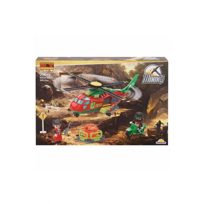 Oyuncak Mining Keşif Helikopteri ve Altın Madeni 29515 229 Parça 00004434