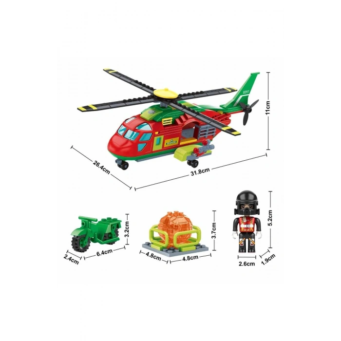 Oyuncak Mining Keşif Helikopteri ve Altın Madeni 29515 229 Parça 00004434