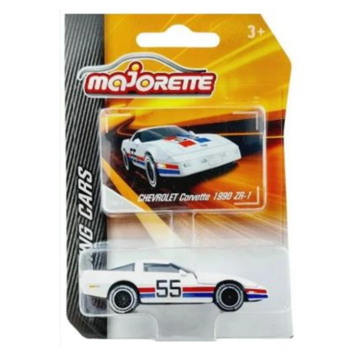 1/64 Ölçek Racing Cars Uzun Kart Araçlar 279D-1 Chevrolet Corvette 1990 ZR-1