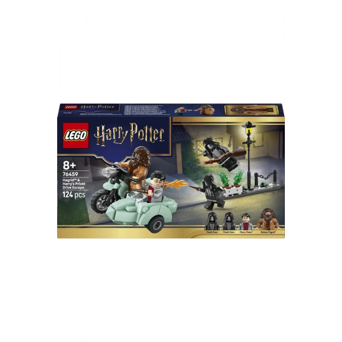 ® Harry Potter™ Hagrid™ ve Harry, Privet Drive Kaçışı 76459 - 8+ Oyuncak Yapım Seti (124 Parça)