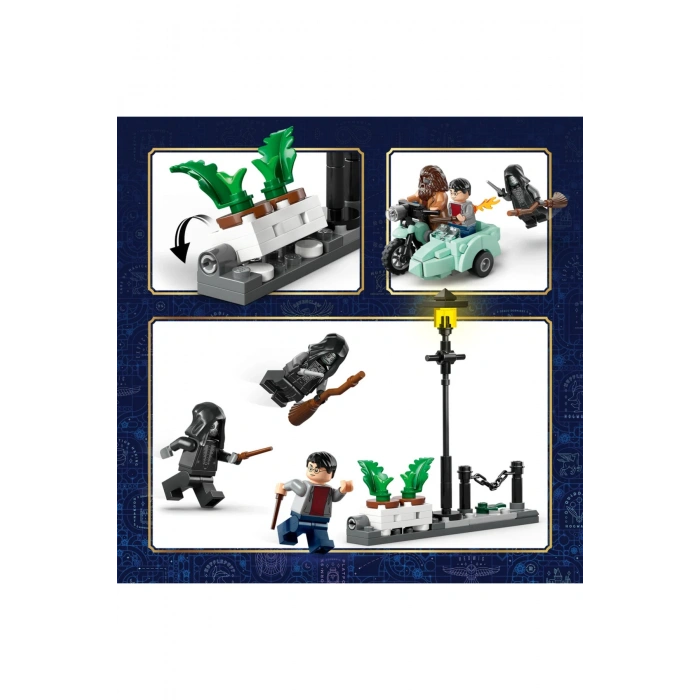 ® Harry Potter™ Hagrid™ ve Harry, Privet Drive Kaçışı 76459 - 8+ Oyuncak Yapım Seti (124 Parça)