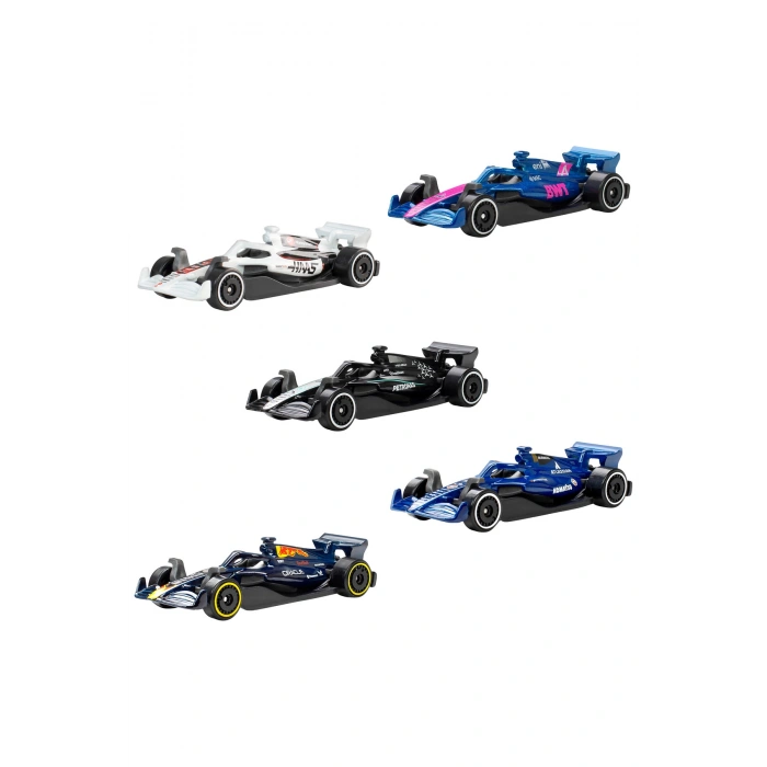 Formula 1 5li Set Yeni 2025 Araçları Mercedes, Red Bull, Alpine, Haas, Williams JLN11