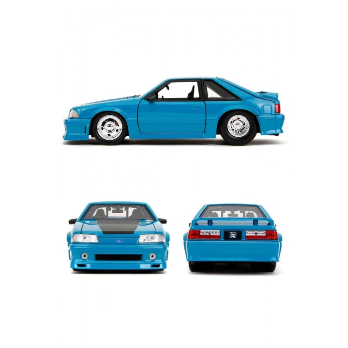 1:24 Fast & Furious 1989 Ford Mustang GT Die Cast Model Araba