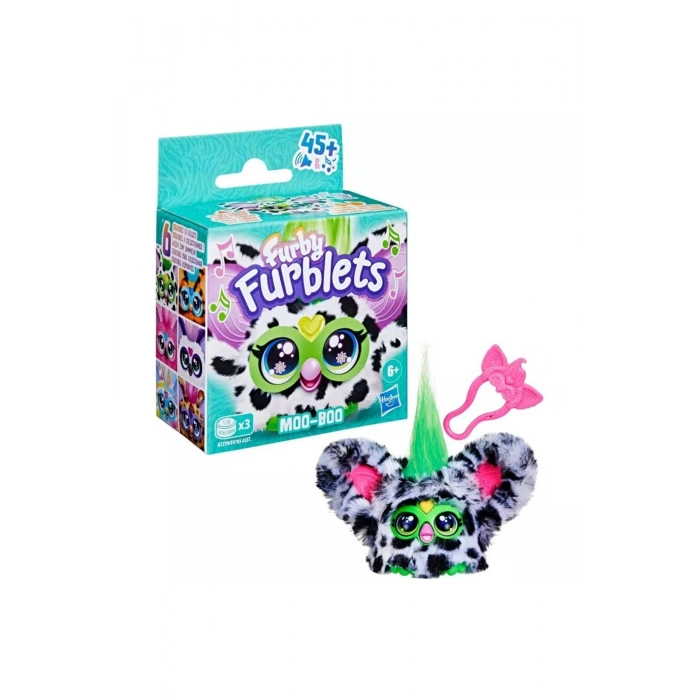Furblets MOO-BOO 45+ Sesli Mini Peluş Oyuncak 6+ Yaş