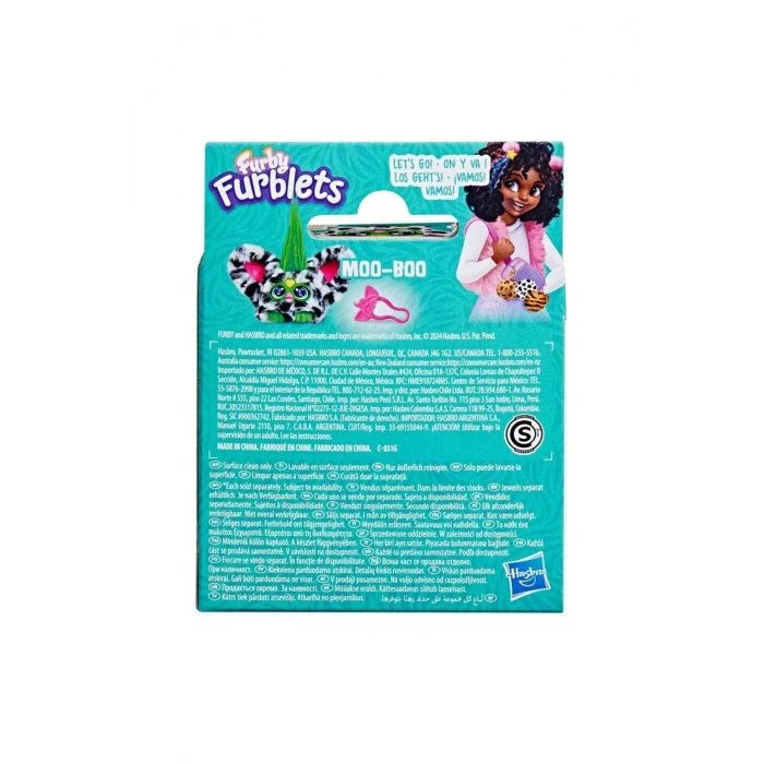 Furblets MOO-BOO 45+ Sesli Mini Peluş Oyuncak 6+ Yaş