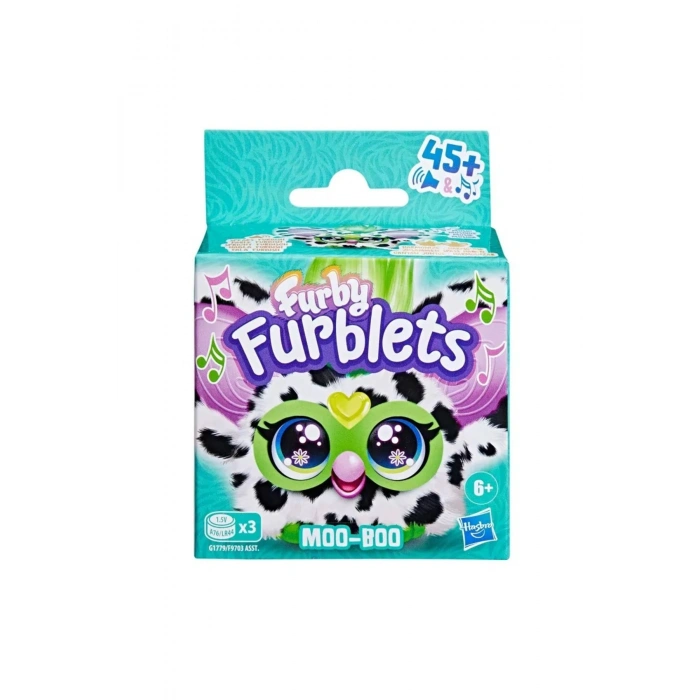 Furblets MOO-BOO 45+ Sesli Mini Peluş Oyuncak 6+ Yaş