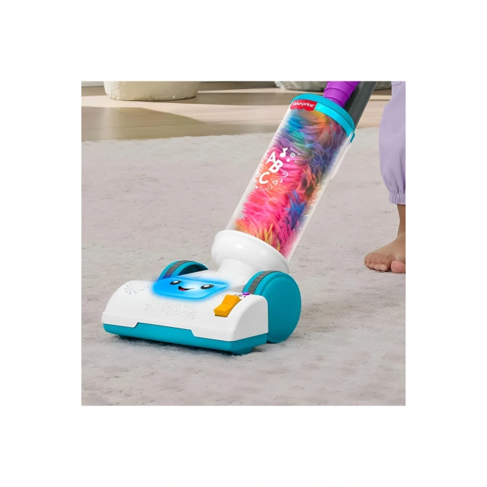 Fisher-Price® Eğlen ve Öğren 2si 1 Arada Süpürge | Birden fazla dil desteğine sahip süpürge JMM35