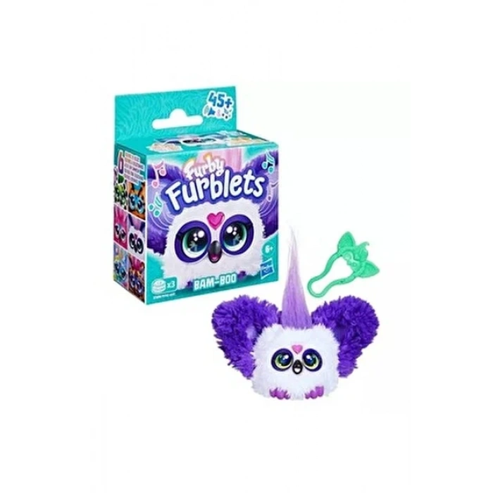 Furby Furblets Bam-boo Elektronik Mini Peluş 45+ Sesli 6+ Yaş Çok Renkli