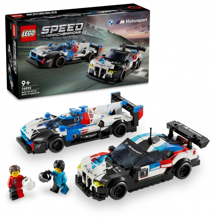 LEGO® Speed Champions 76922 BMW M4 GT3 ve BMW M Hybrid V8 Yarış Arabaları 676 Parça