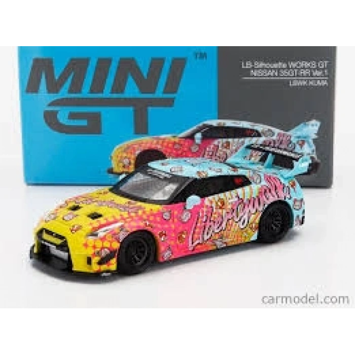 Mini Gt 1/64 Lb-silhouette Works Gt Nıssan 35gt-rr Ver.1 Lbwk Kuma Mgt00742 Çok Renkli