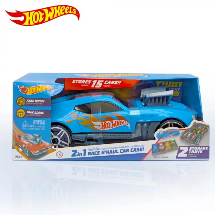 Hot Wheels Race N Haul 2si 1 Arada Saklama Kutusu Çok Renkli
