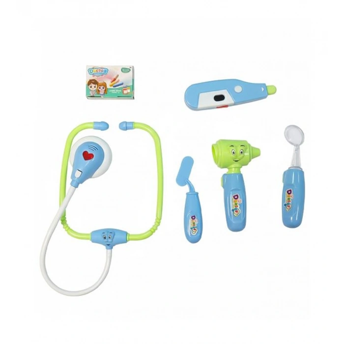 Pasifik Toys Işıklı Doktor Seti Mavi Bs8602a