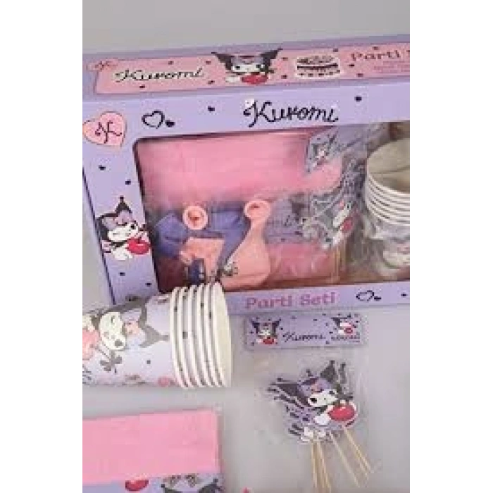 Kuromi, 44 Parça Lisanslı Parti Seti
