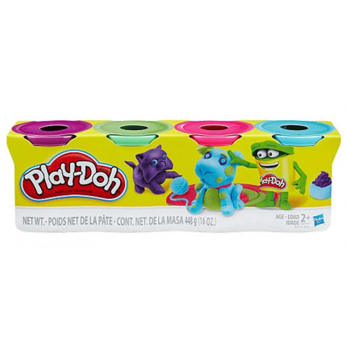 PLAY-DOH 4 LÜH OYUN HAMURU 448G