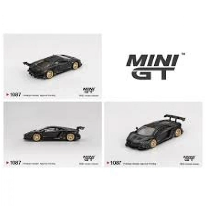 MİNİ GT LB*WORKS LAMBORGHİNİ AVENTADOR LİMİTED EDİTİON MATTE BLACK