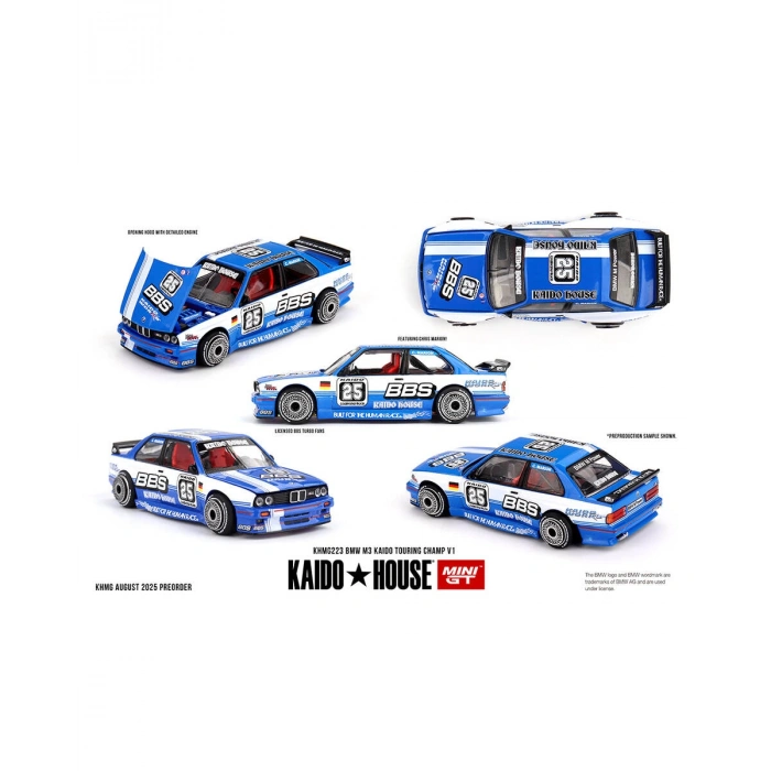 KAIDO HOUSE MINI GT BMW M3 KAIDO TOURING CHAMP V1