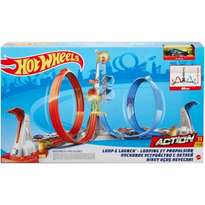 Mattel Hot Wheels Dıkey Ucus Heyecan Yarıs Setı