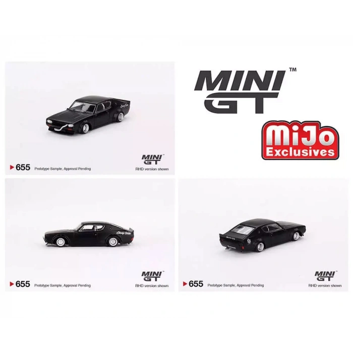 Mini Gt Nissan Skyline Kenmeri Liberty Walk Matt Black 655