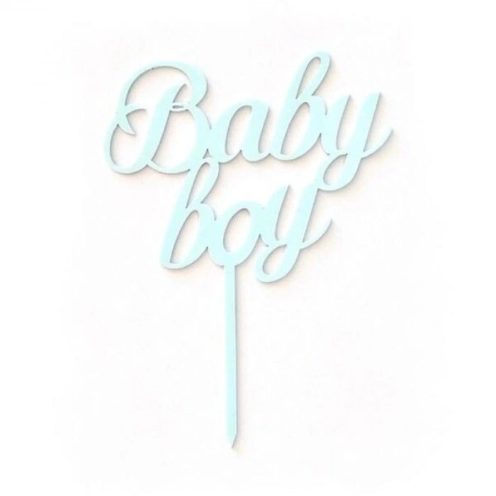 Pasta Süsü Baby Boy (Cake Topper)