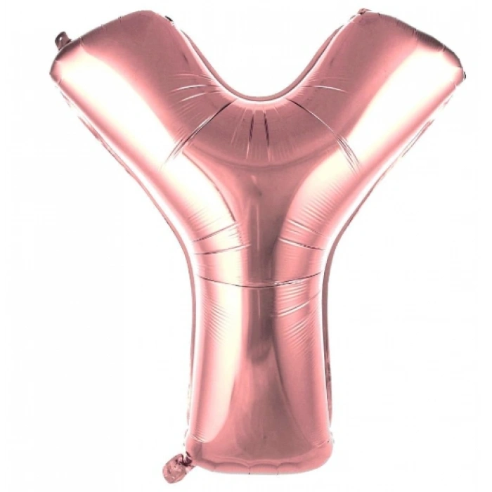 Y- HARF 40 İNC ROSEGOLD RENK BALON 100 CM