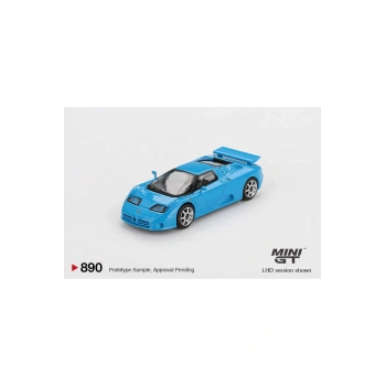 164 Bugattı Eb 110 Super Sport Blu Bugattı Mgt00890-Bl