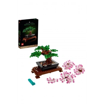 ® Botanicals Bonsai Ağacı 10281 - Yetişkinler için Sergilenebilir Model Yapım Seti (878Parça)